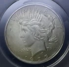 1925 Peace Silver Dollar ANACS AU58