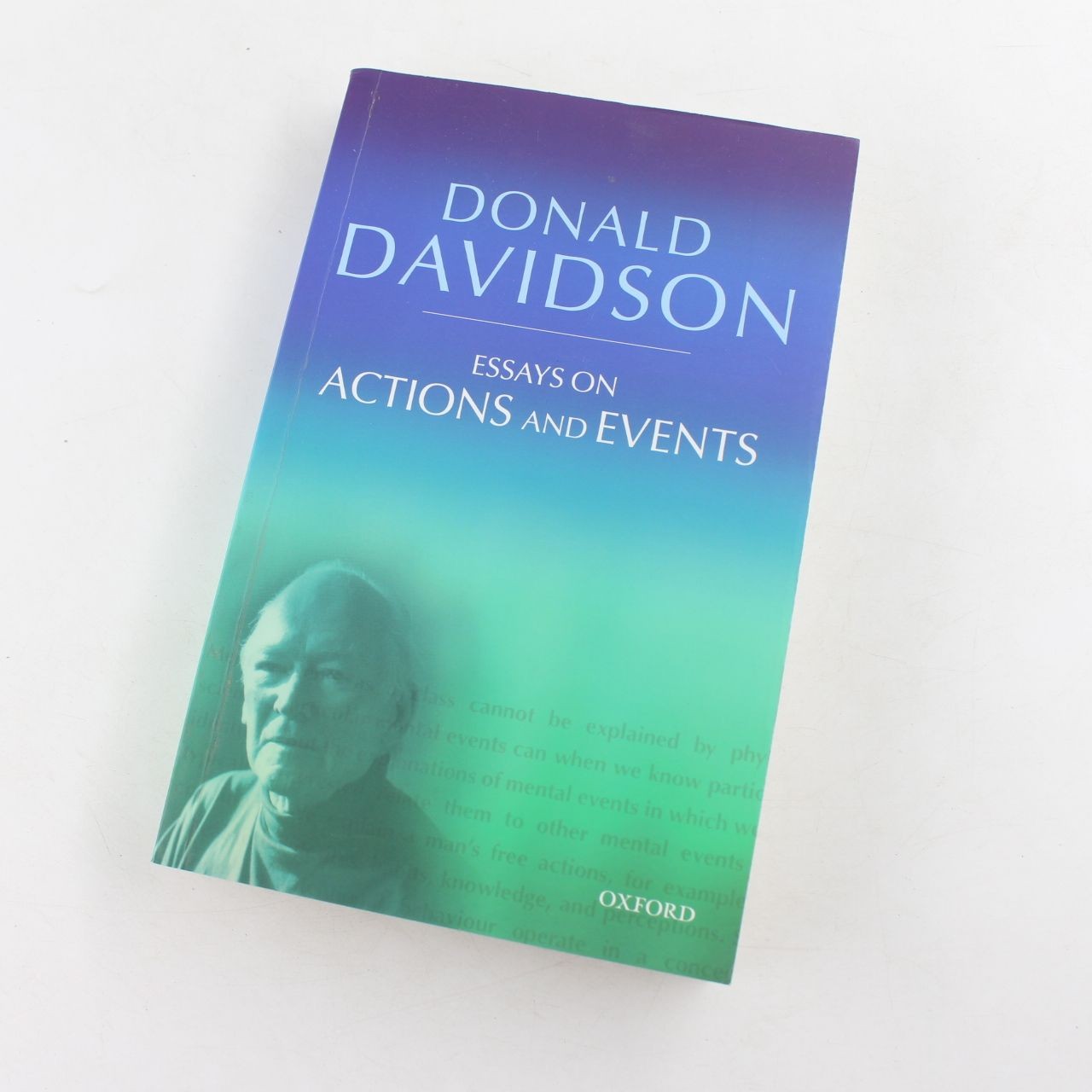 Essays on Actions and Events Book by Donald Davidson