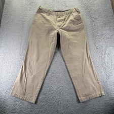 Dockers Pant Mens 38x30 Brown Cotton Chino Straight Classic Preppy Office Career