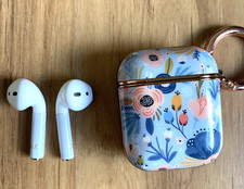 Apple AirPods Pro 2nd Gen Wireless Earbuds MagSafe Case and Floral Cover