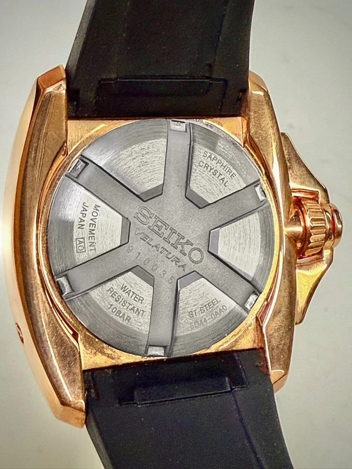 Seiko Velatura Men's Black Watch - SRH006P1 With All Original Pkg., Reg, Manual, - Image 4 of 4