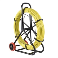 Fish Tape Fiberglass 492ft Duct Rodder Fish Tape Pulling Tool Tape Wire Puller