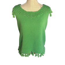 Women's Tassel Detail Tank Size Medium