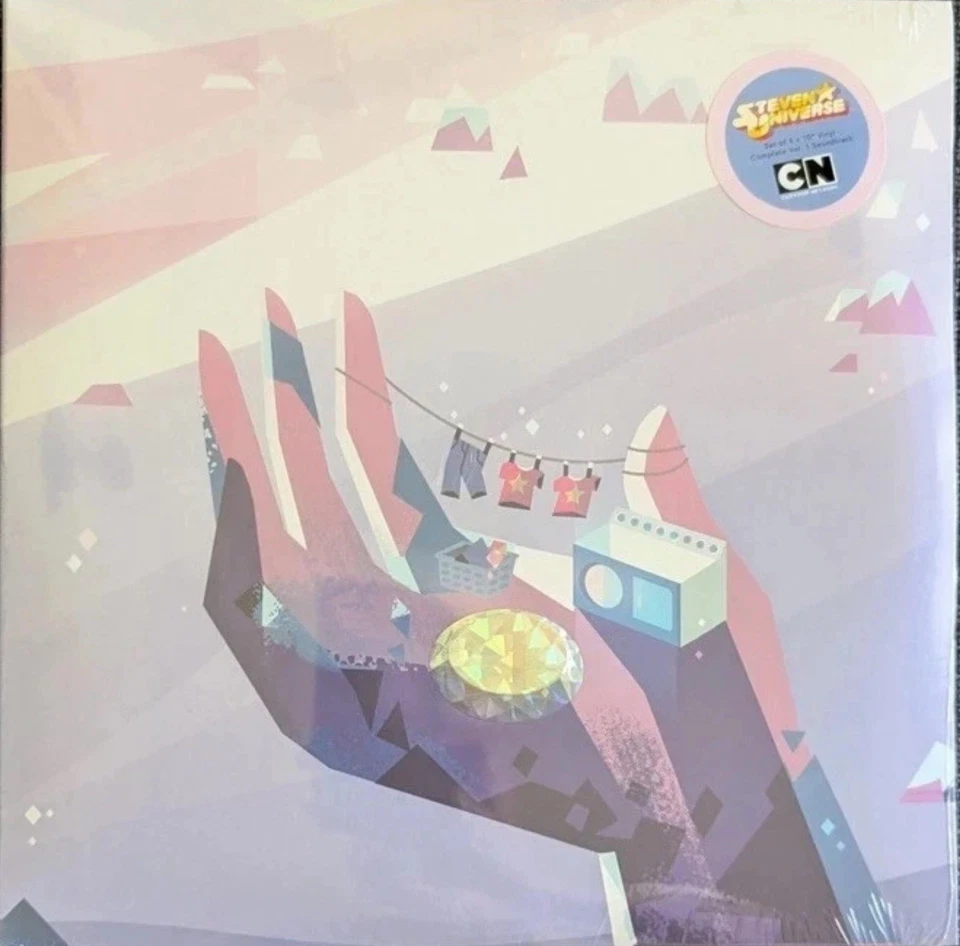STEVEN UNIVERSE 4 X 10” VINYL SET iam8bit Complete Vol. 1 Soundtrack In Hand Foto 4 de 4