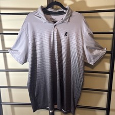 Disney Parks Mickey Mouse Nike Golf Tour Performance Dri-Fit Polo Gray Mens XL
