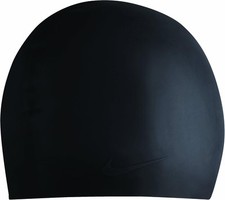 NWT Nike Swim Cap Solid Black One Size