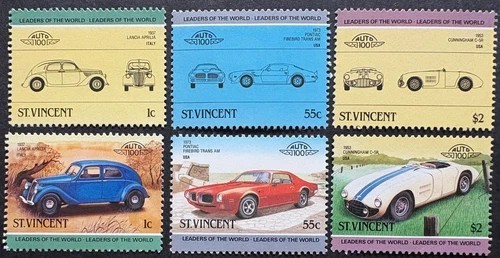 ST VINCENT - 1985 AUTOMOBILE (3RD SERIES) COMPLETE SET - MNH - Picture 1 of 1