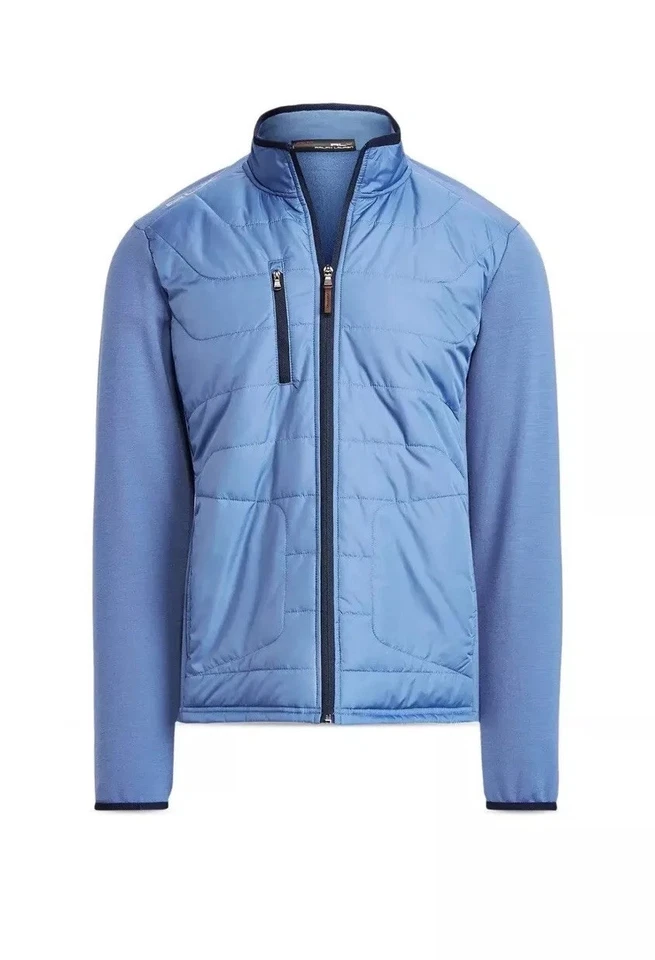 RLX Hybrid Jacket Polo Ralph Lauren Stretch Golf Mens XXL Blue Wool Full Zip NWT - Image 2 of 4