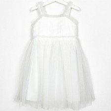 JJ  s House Flower Girl Dress White Tulle Wedding 5