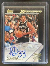 2001-02 Topps Xpectations Antonio Daniels Auto #TXA-AD Spurs
