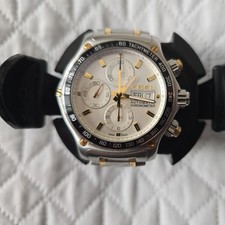 Ebel 1911 Discovery Chronograph. Bi-metal Steel and Gold. 1750L62.A beauty.