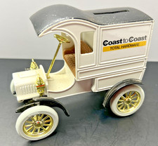 Vintage ERTL Replica 1905 Ford Delivery Car Coast to Coast Hardware Coin Bank