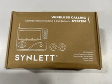 Synlett Wireless Calling Centeral System Monitoring Unit & Call Buttons