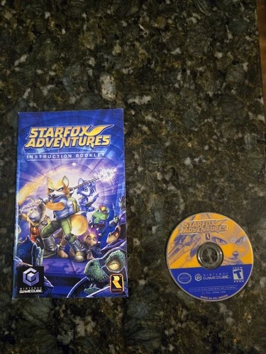 Starfox Adventures GameCube, 2002, Disc And Manual Only Good Condition- Tested