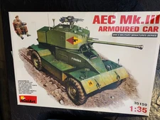 1/35 MiniArt British AEC MK.III Armored Car 35159 WWII Military Miniature Series