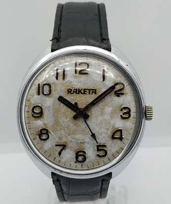 Men's Formal Vintage USSR Watch Raketa Mechanical 2609.HA Retro Soviet Union  