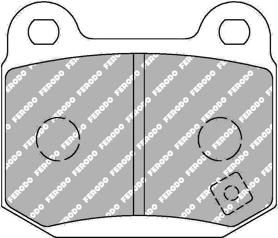 Front Ferodo DS3.12 Brake Pads for Lotus Elise 1.8 1996+ FCP1562G