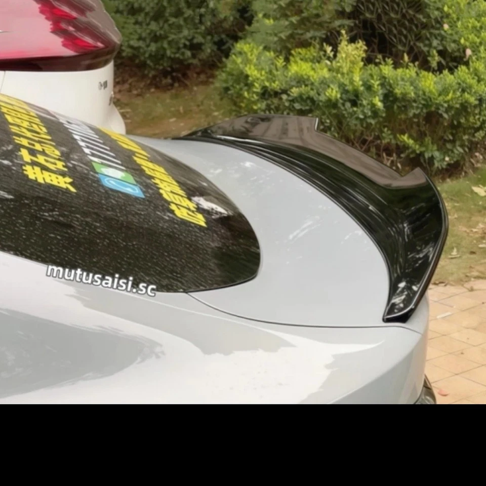 For Mercedes C300 C43 22-26 W206 Rear Trunk Spoiler Wing PSM-Style (Gloss Black) - Изображение 3 из 4