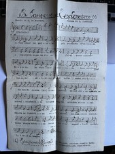 ASCI Scout Ciclostile Ufficiale La Canzone Dell’esploratore. (Rif 0041)