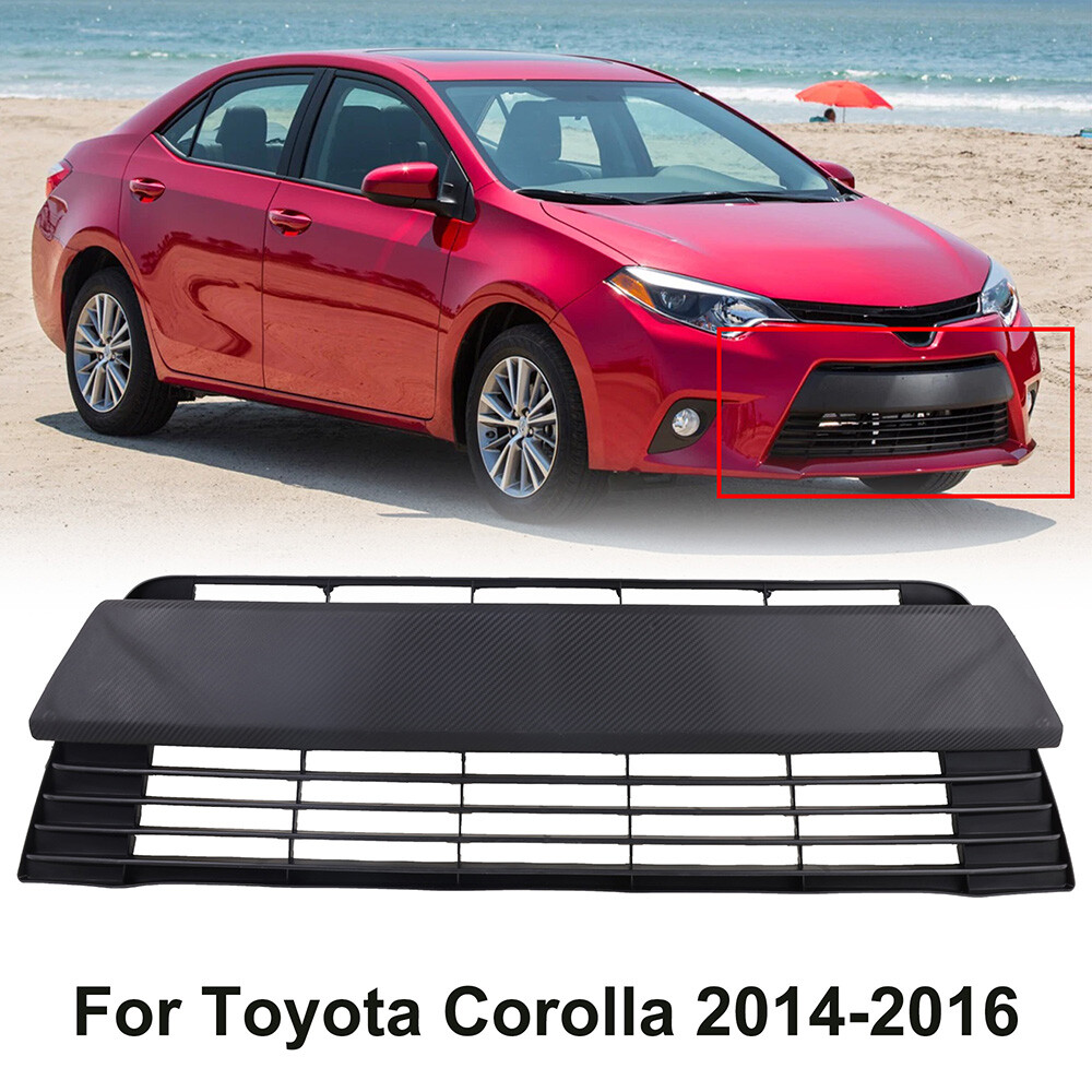 2014-2016 Toyota Corolla LE CE Front Bumper Lower Grille Hood Grill