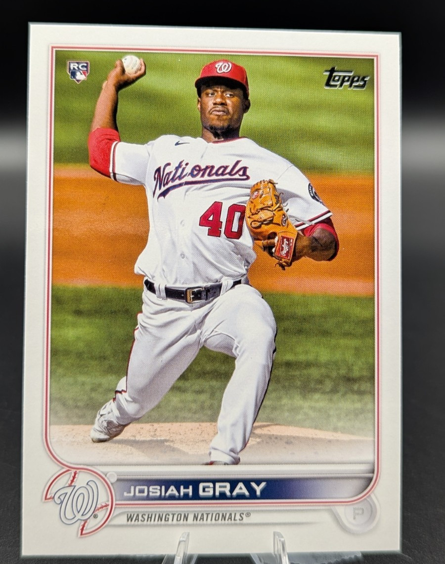 Josiah Gray 2022 Topps #43 RC Washington Nationals