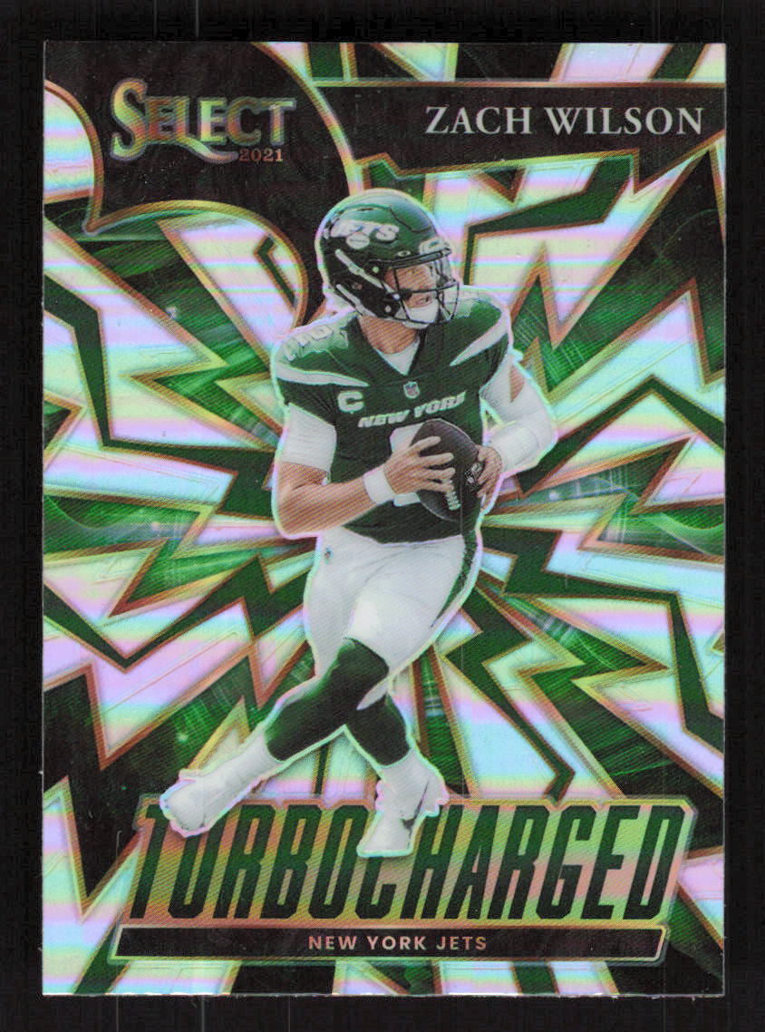 2021 Panini Select Turbocharged #TUR-2 Zach Wilson Silver New York Jets