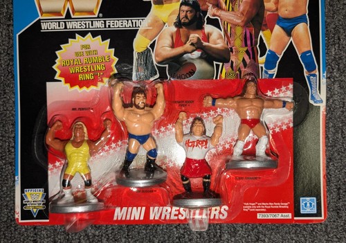WWF WWE Hasbro Mini Action Figures Factory Brand New Perfect, Piper, Tornado, et - Picture 2 of 3
