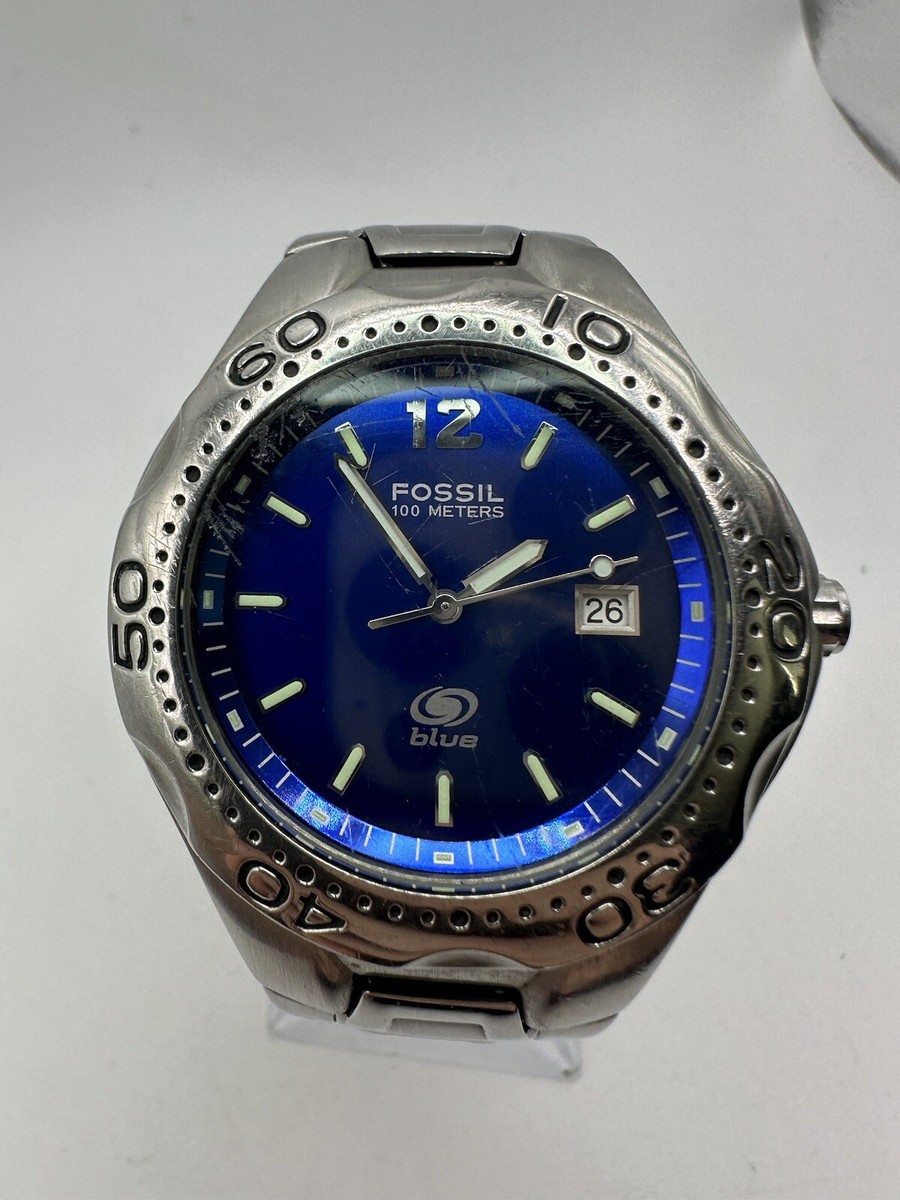 Reloj Fossil Blue 100 Meters Precio Fossil Blue Watch Am3421