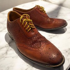 D SINCLAIR Men's Oxford Wingtip Dress Shoes Size 9