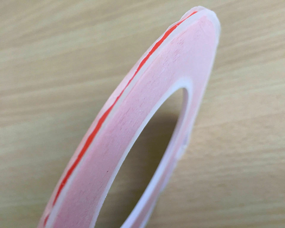 Cinta adhesiva 3M 3mm x 25M Doble Cara Extremadamente Fuerte para iPad Tablet LCD -Rojo Foto 2 de 2