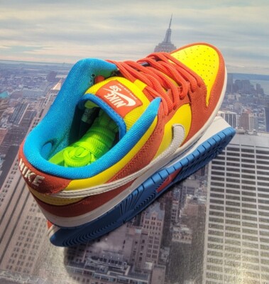 Nike SB Dunk Low Pro Bart Simpson Mens Size 6.5 or Womens 8 BQ6817