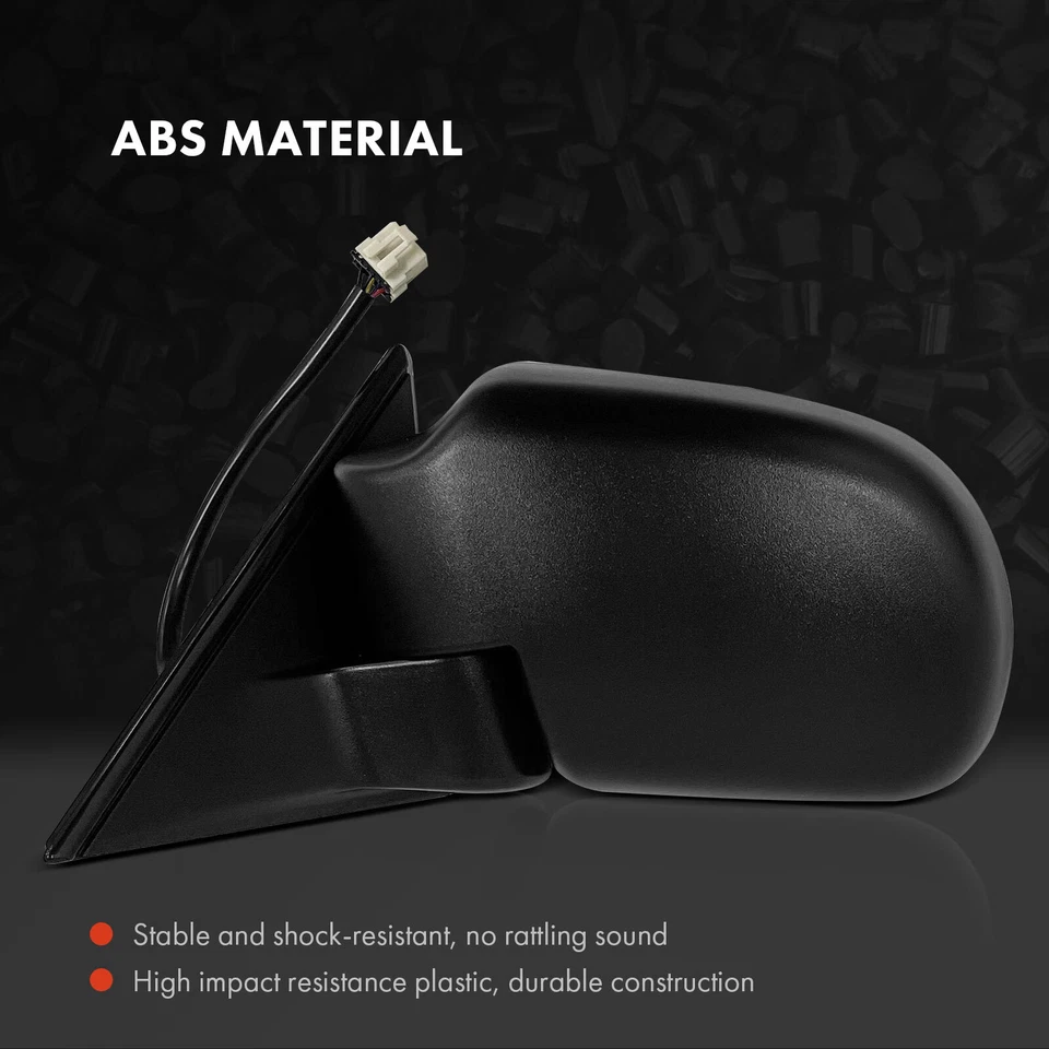 2 зеркала с электроприводом с подогревом и ручным складыванием для Chevy Blazer S10 GMC Sonoma Olds - Изображение 3 из 4