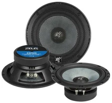 HIFONICS ZSW-6 ZEUS Midbass 16.5cm (6.5") Kickbass Speakers 1 Pair 200 Watts
