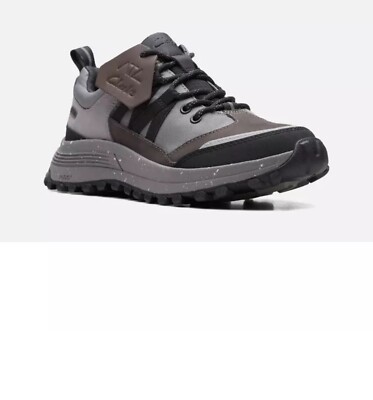 Clarks Ladies ATL TREK PATH GTX Grey Leather Waterproof Walking Shoe UK D  38 UK