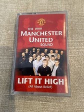1999 Manchester United Squad Lift It High All About Belief cassette UK McI 1999