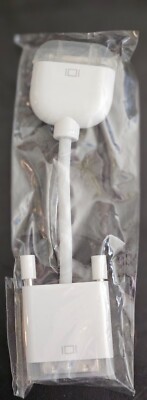 New Genuine Apple 603-8525 5'' DVI to VGA Display Adapter Converter Cable (DTOV)