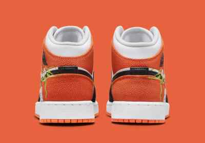Nike Air Jordan 1 Mid SE 'Basketball Blossom' Starfish Nike Air Jordan 1 Mid SE 'Basketball Blossom' Starfish