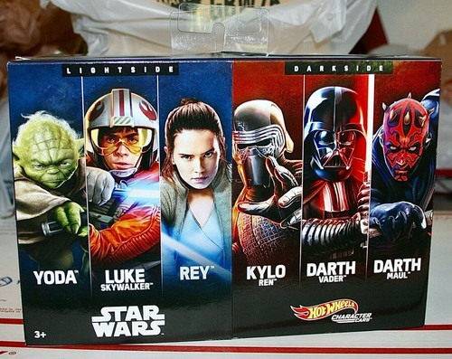 Hot Wheels Star Wars 6-Pack Character Cars Brand New