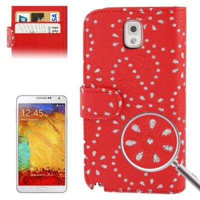 Handyhülle Handyhülle Quer für Handy Samsung Galaxy Note3 N9000 rot