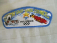 BSA CSP Patch GREAT SALT LAKE COUNCIL 2002 Olympics  SA-99 