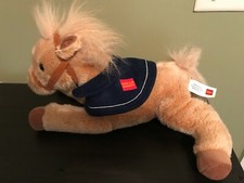 Wells Fargo Legendary Horse Beige Pony Plush Toy 13" Stuffed Animal