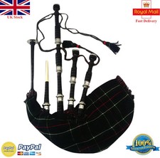 Great Highland Bagpipes Rosewood Silver Fitting/Scottish Bagpipe Black Finish
