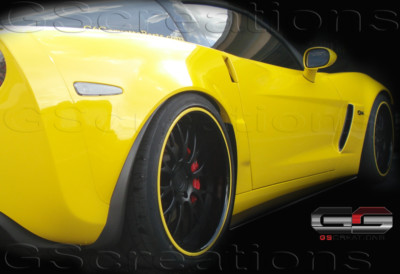 2005-2013 REAR C6 Corvette Clear Side Markers ZR-1 Z06 Grand Sport