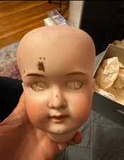 1920s to 1930s W. Goebel of Germany porcelain doll head in shape 126, size 8