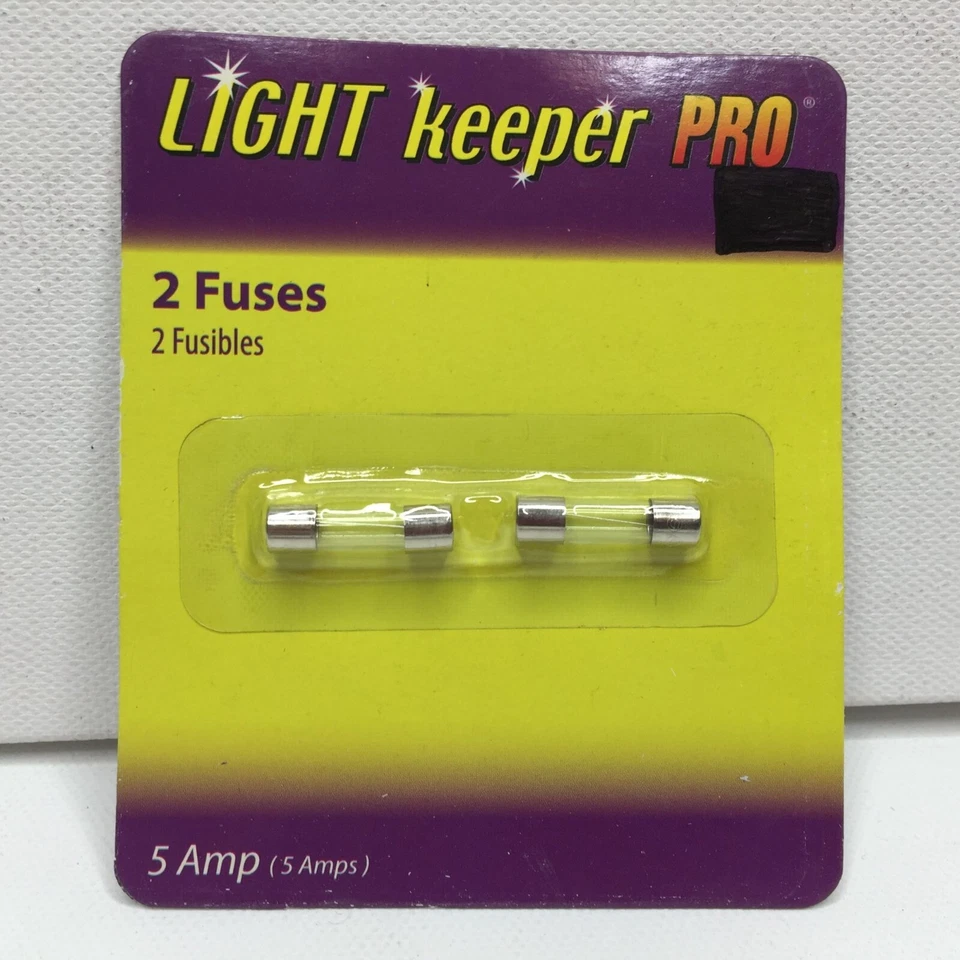 Light Keeper Pro 5 Pack Set of 2 Fuses 5 Amp Amps Christmas Holiday Home Use - Image 2 of 3