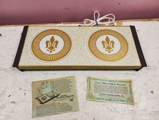 Atlantic Precision Works Warm-O-Tray Fluer De Lis USA #60 Warming Tray Gold 