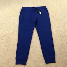 Greyson Lake Fleece Joggers Pants Mens XL Blue Cotton Polyester New