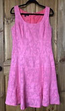 Nine West pink lined 100% cotton dress, 10 