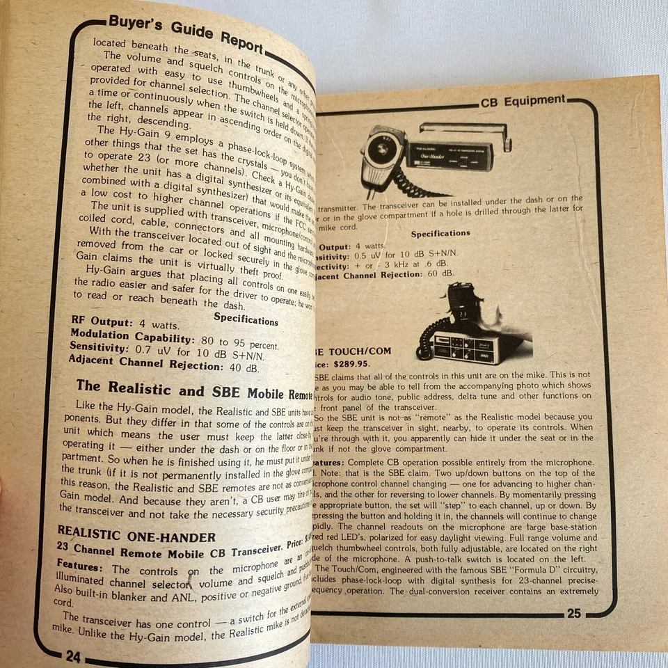 Vtg 1970's - 1980's C.B. Radio Realistic Radio Shack Books & Manuals - Image 4 of 4