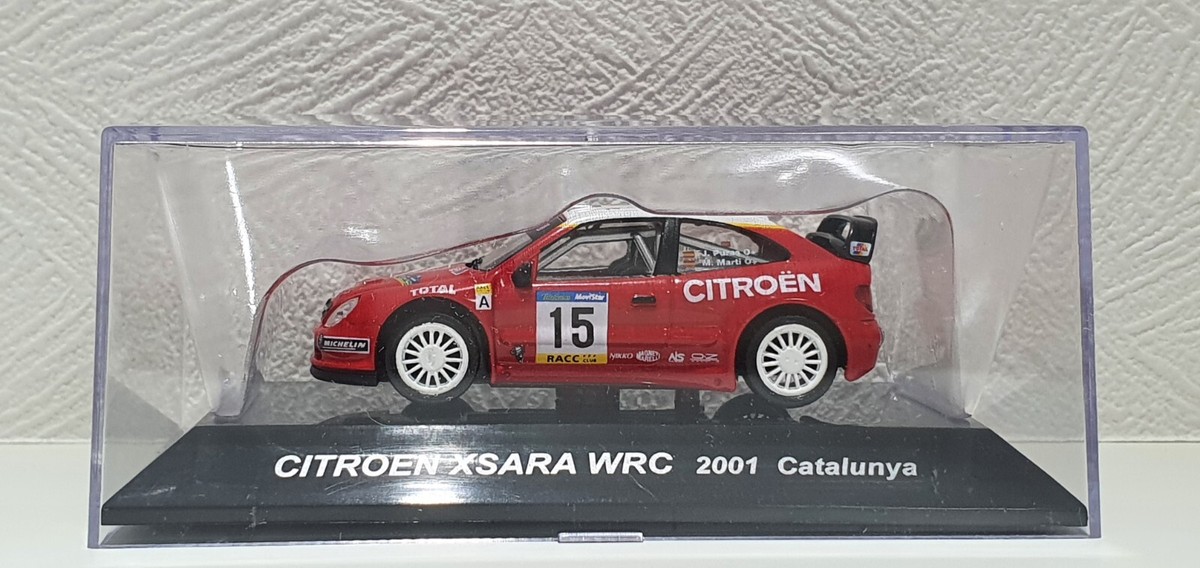 1/64 CM's 2001 CITROEN XSARA RALLY CATALUNYA #15 diecast car model